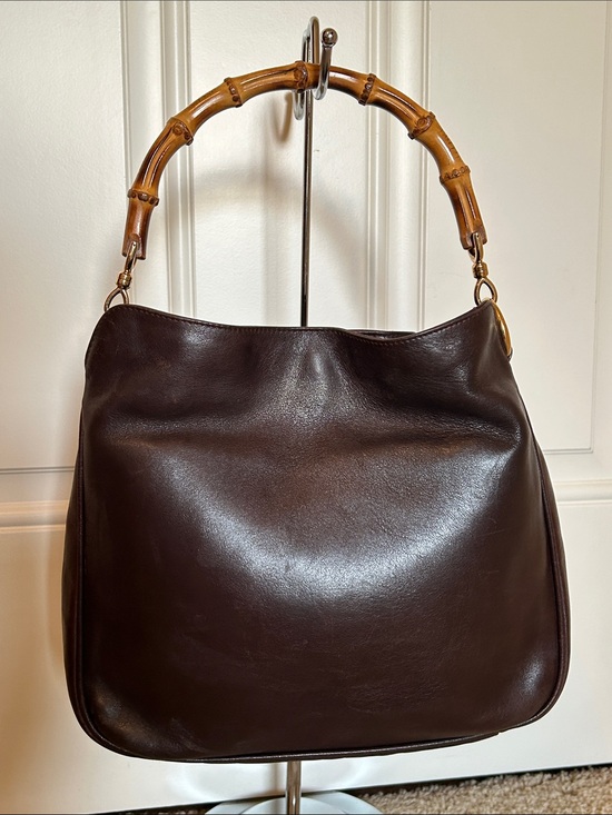 Gucci Handbags - Gucci Bamboo Brown Leather Bag - Gorgeous!!